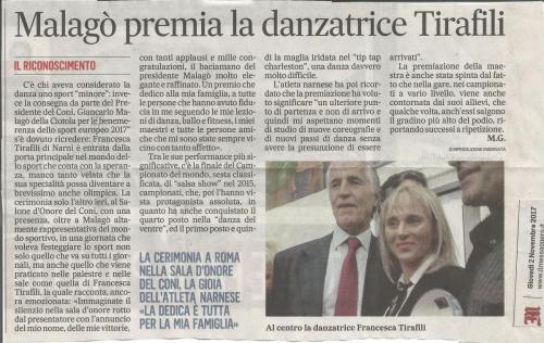 ARTICOLOMESSAGGERONOVEMBRE2017