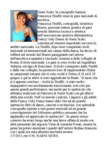 NARNI NEWS - 01/07/2011