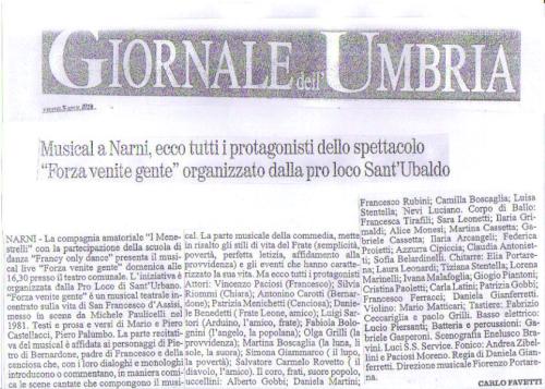 GIORNALE DELL'UMBRIA - 05/04/2013