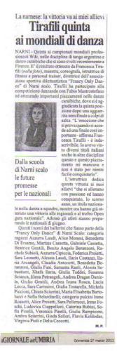 GIORNALE DELL'UMBRIA - 27/03/2011